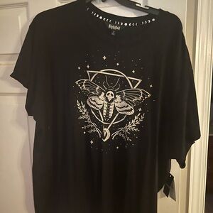 Black Graphic  Shirt